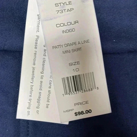 French Connection Patty Faux Suede Miniskirt sz 10 - Picture 3 of 8